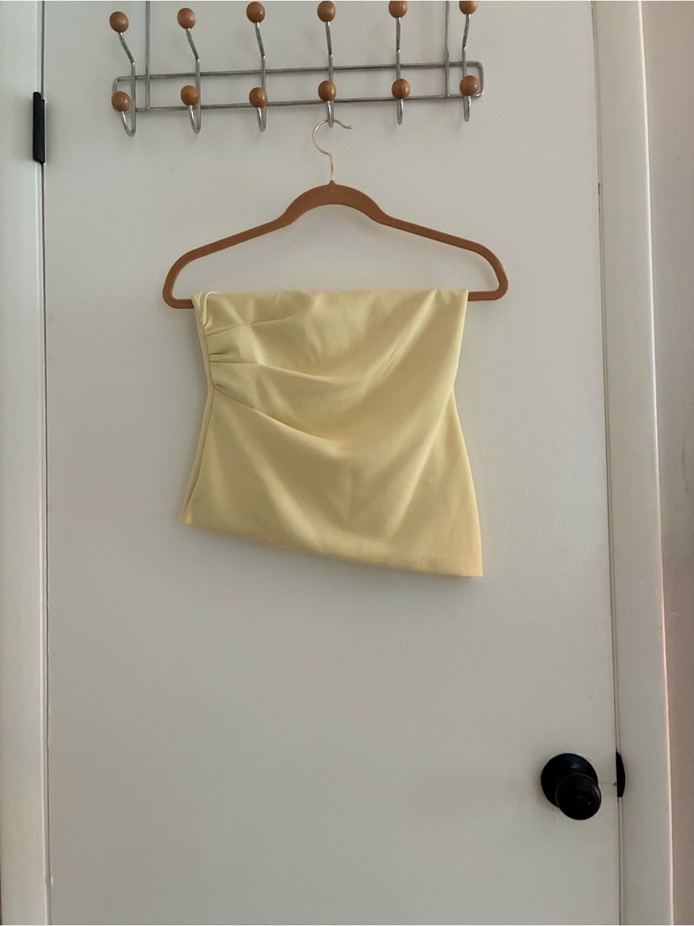 Strapless Yellow Tube Top